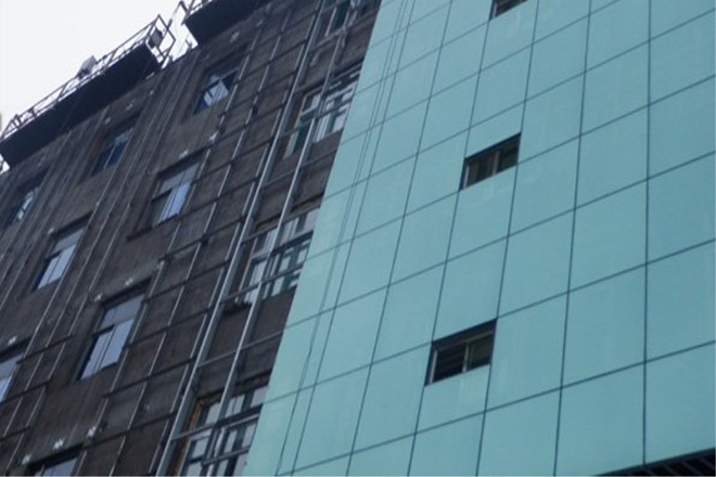 沈陽建筑幕墻工程玻璃加固：按標準設計方案提高幕墻玻璃防墜方法